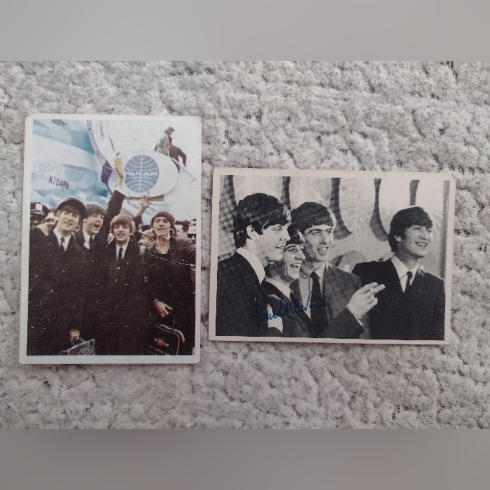 Vintage Beatles Trading Cards